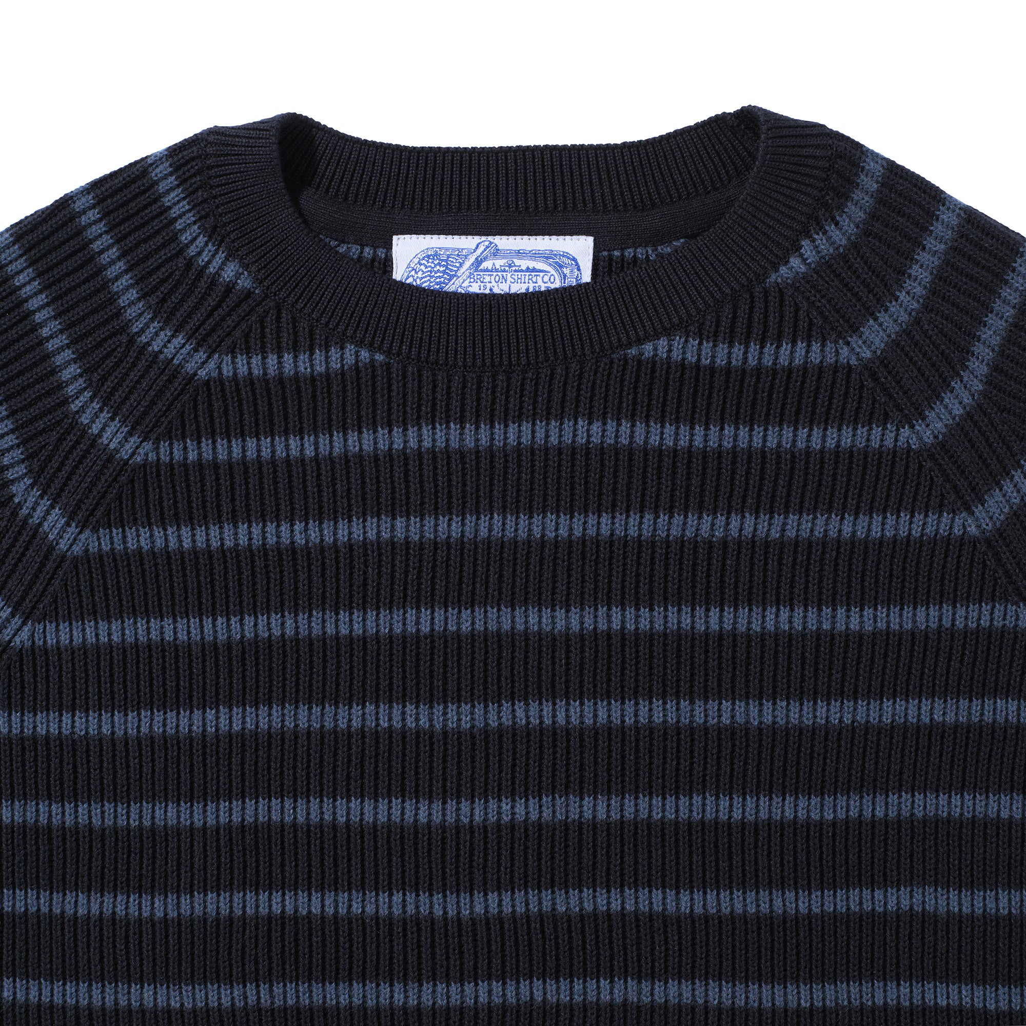The Ribbed Breton Top – Navy