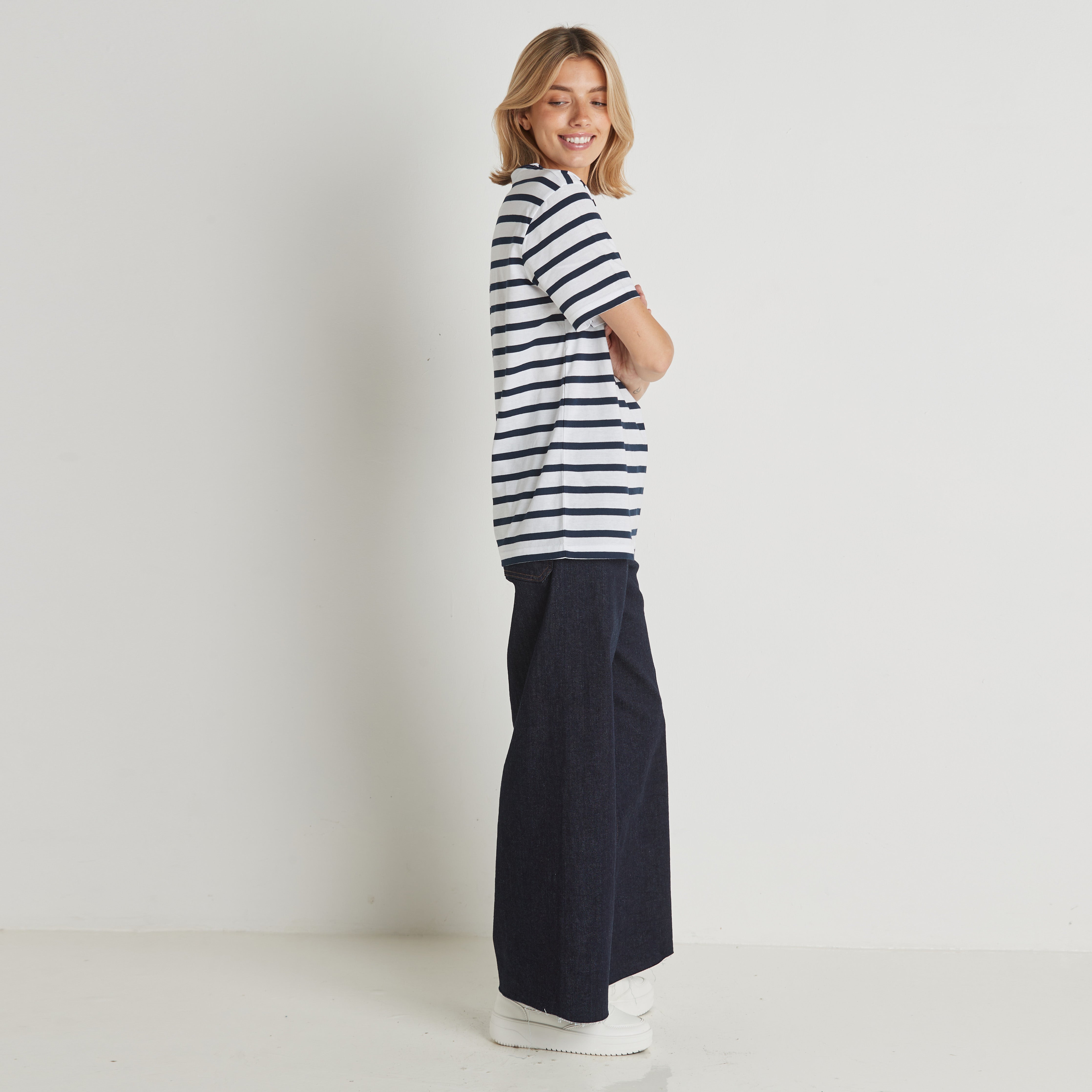 Breton T-Shirt With Pocket
