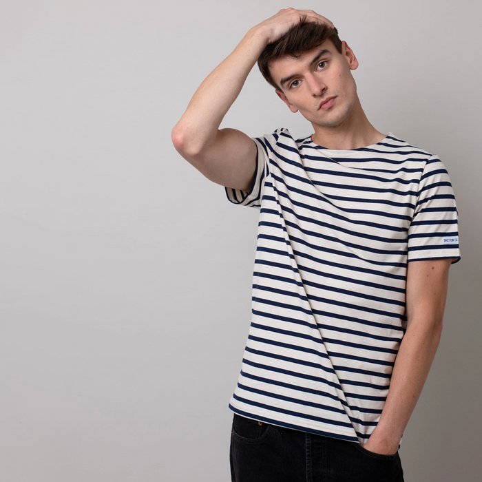 Oversized Breton Shirt