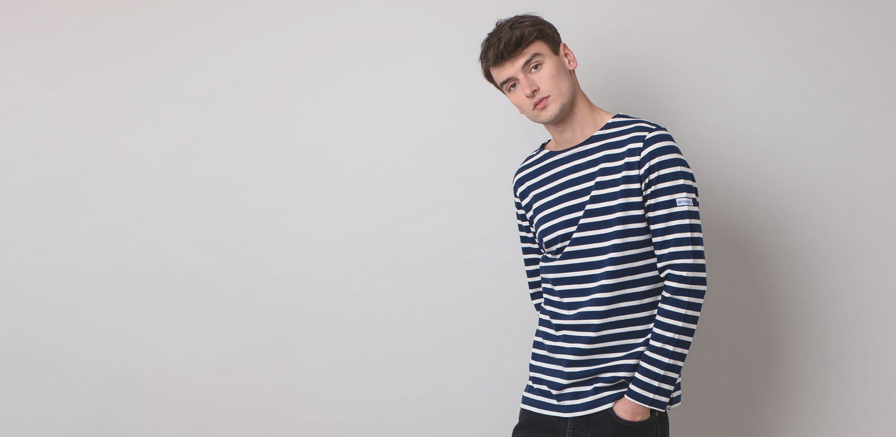 Breton Striped Shirt Thick Cotton